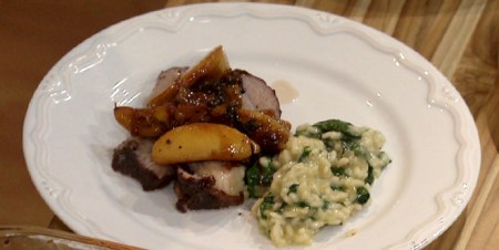 Picanha suína ao molho de mel