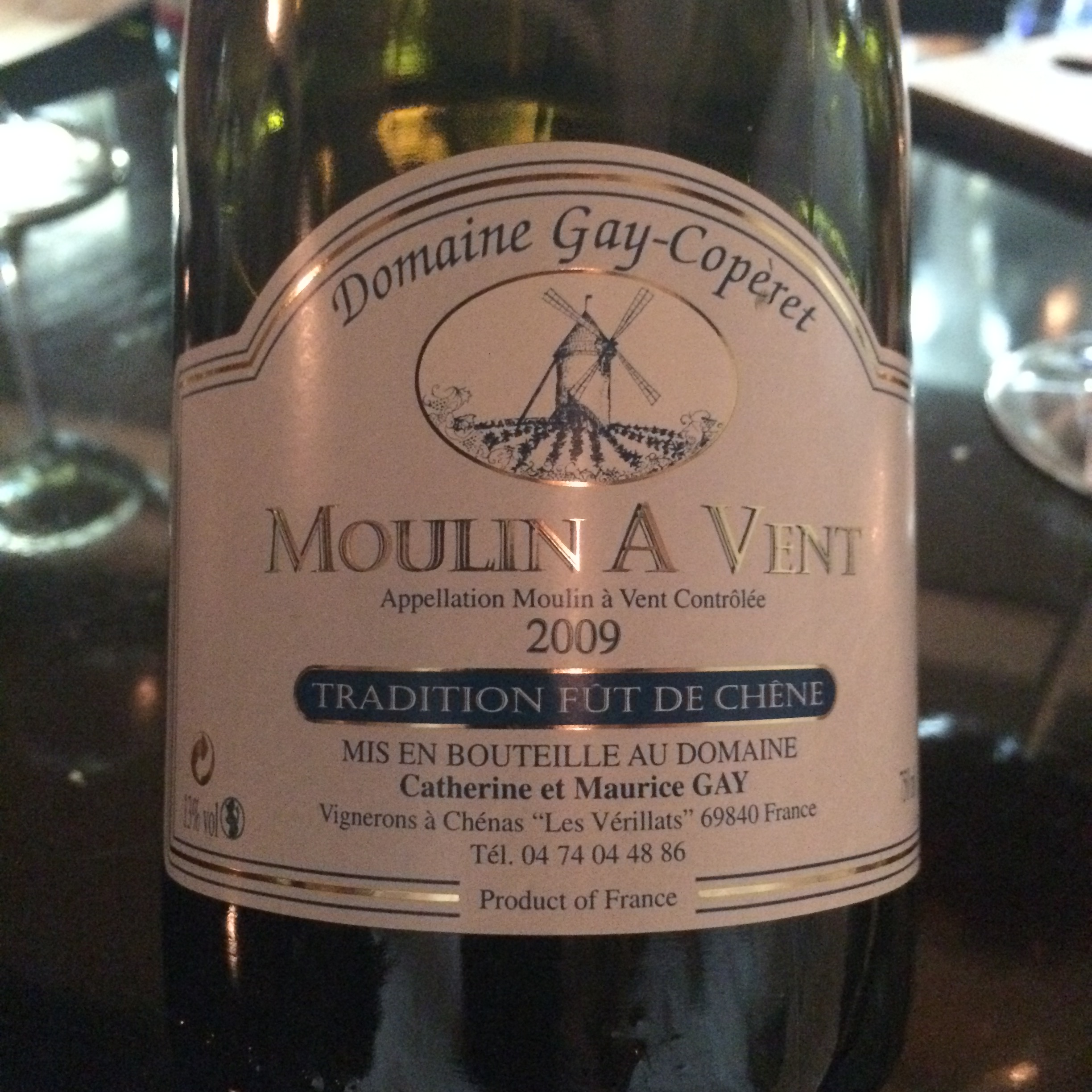 moulin à vent domaine gay-coperet