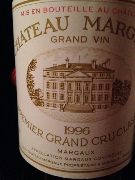 chateau margaux 1996