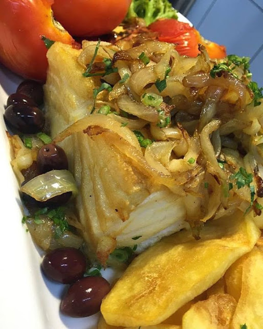 bacalhau com legumes