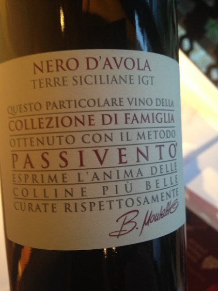 nero d´avola passivento