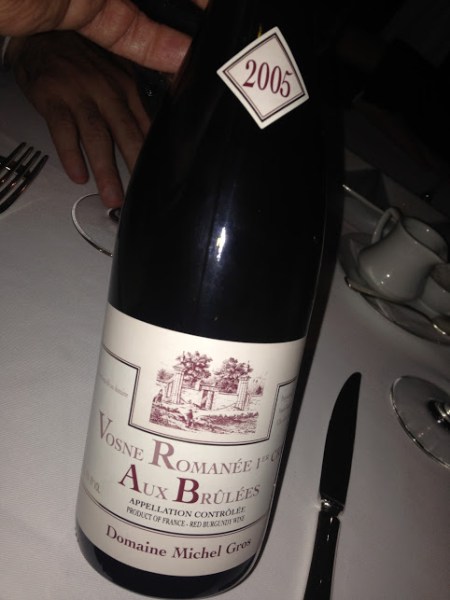 aux brulees premier cru 2005