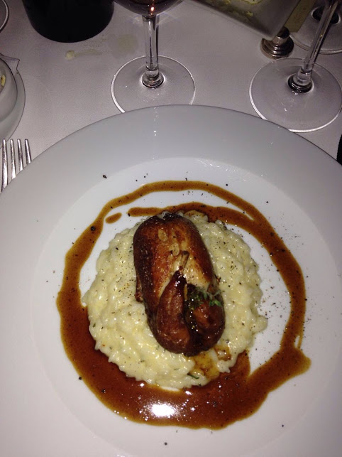 codorna recheada cogumelos e foie gras