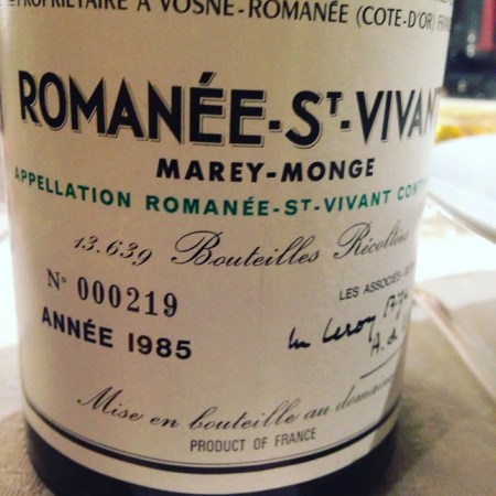 romanee st vivant 85