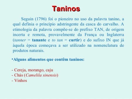 taninos