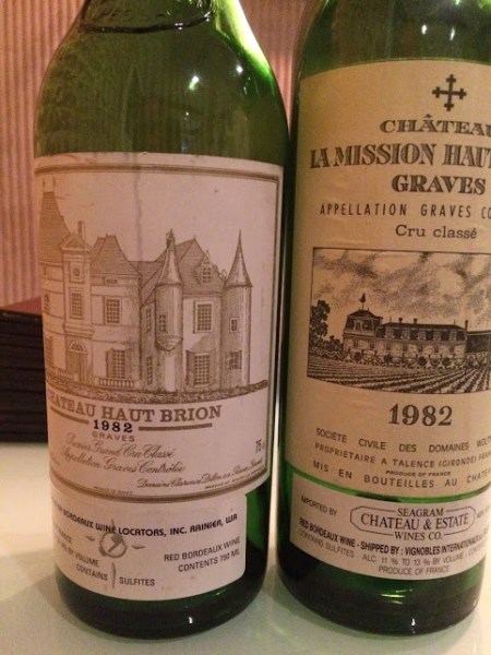 ristorantino la mission e haut brion