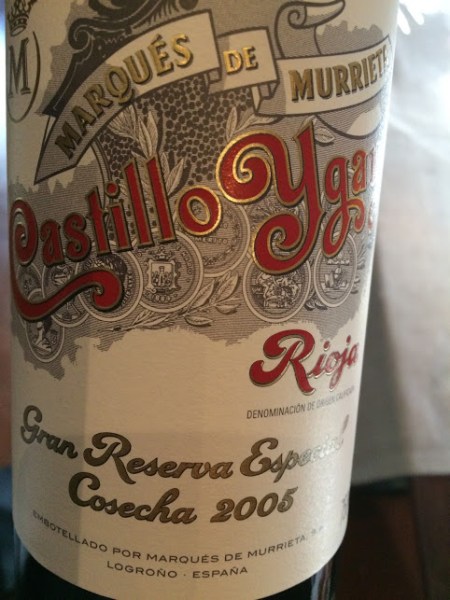 murrieta gran reserva especial 2005