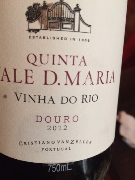 quinta vale dona maria vinha do rio 2012