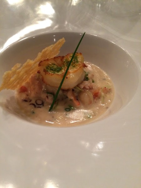 bacchi camarão e sopa do mar