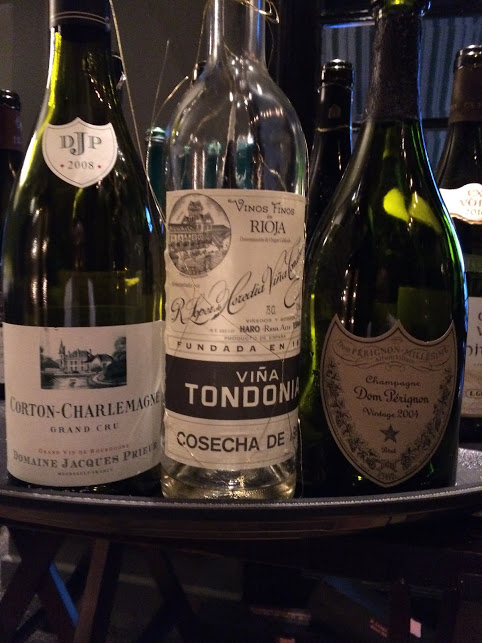 bacchi corton charlemagne tondonia e dom perignon