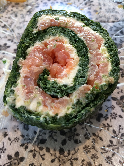 rondelli de salmão defumado