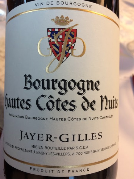 clarets hautes cotes de nuits