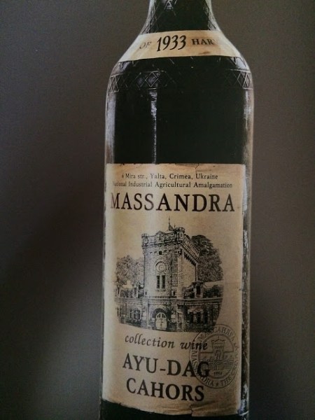 massandra cahors 1933