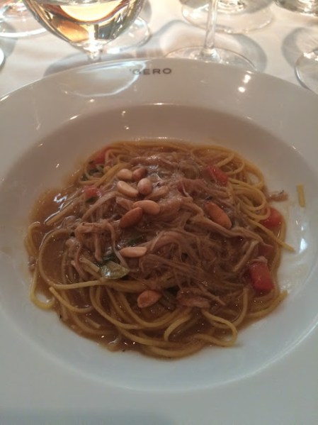 gero linguine e ragu de coelho