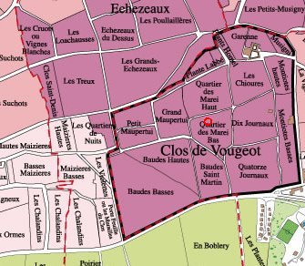 clos vougeot carte