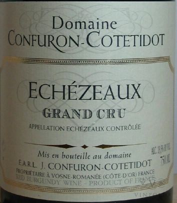 echezeaux confuron cotetidot