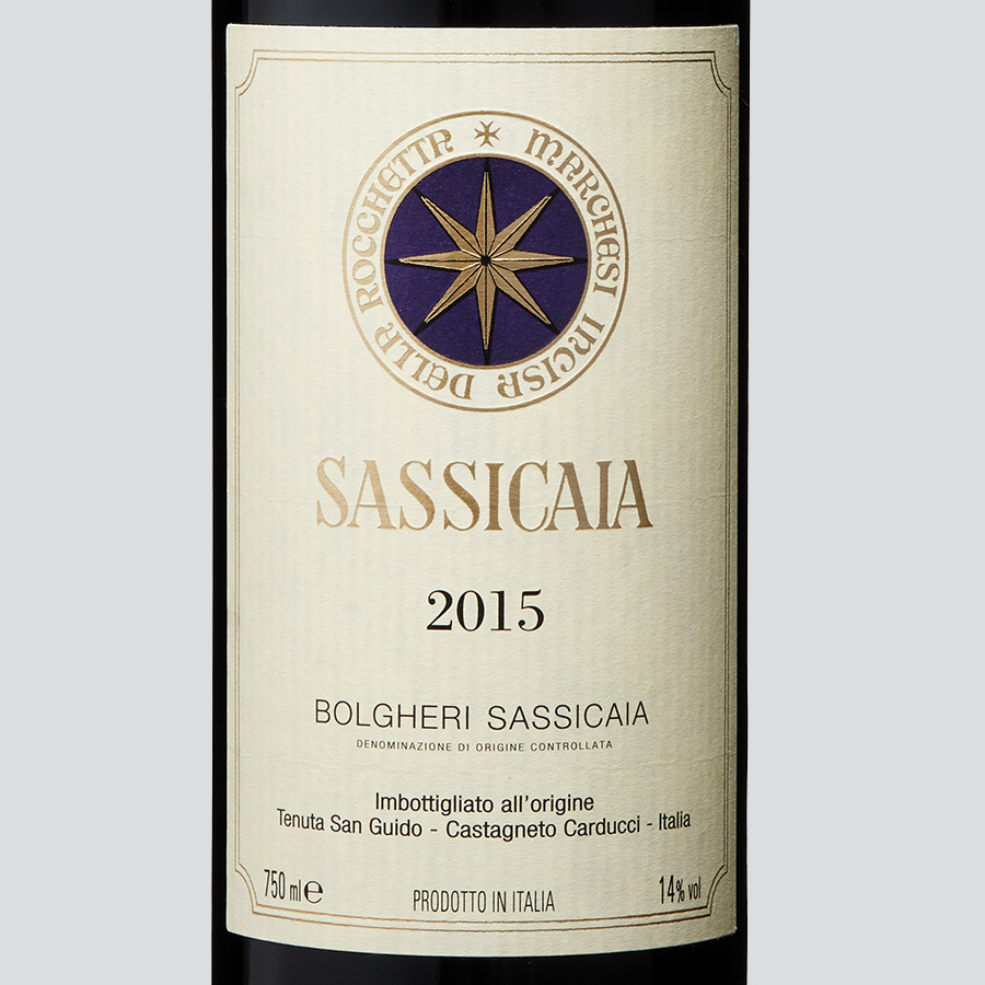 wine spectator sassicaia 2015