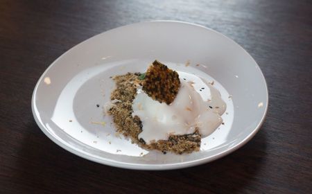 Sorvete de coco com gengibre e limão