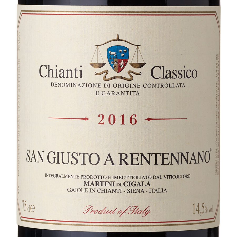 wine spectator chianti classico San giusto a rentennano