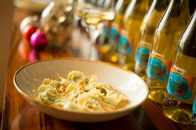 vinheria percussi pansotti com nozes