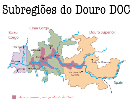 douro região mapa