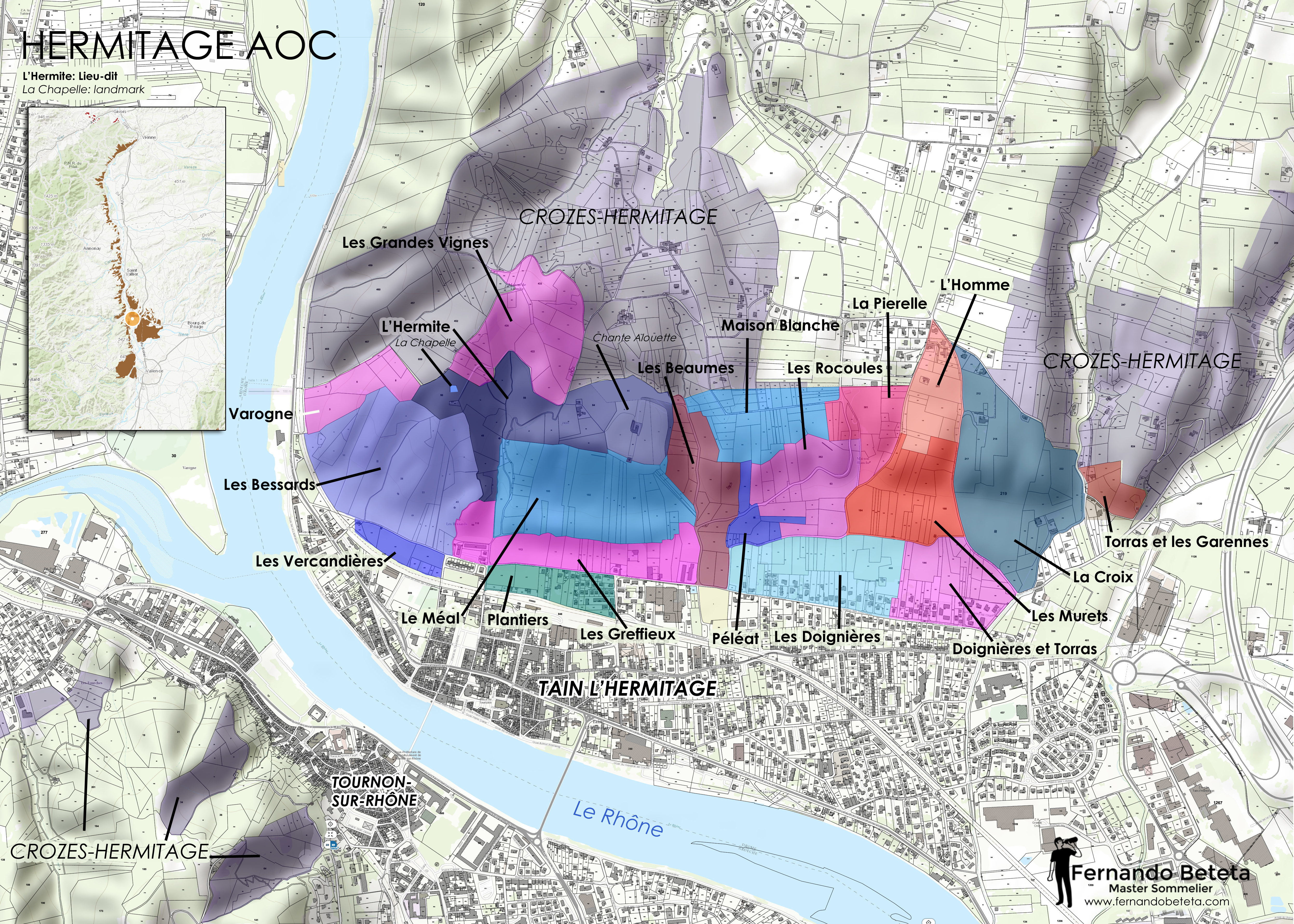 hermitage lieux dits