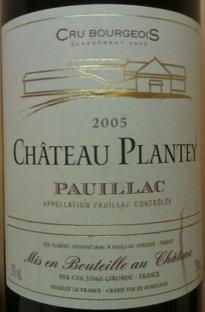 chateau plantey pauillac