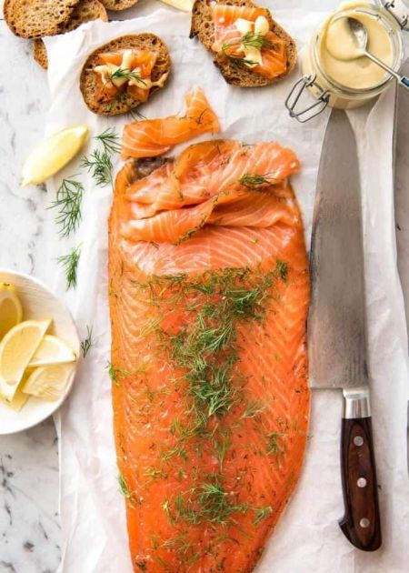 salmão gravlax