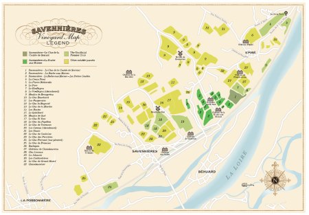 savennieres map