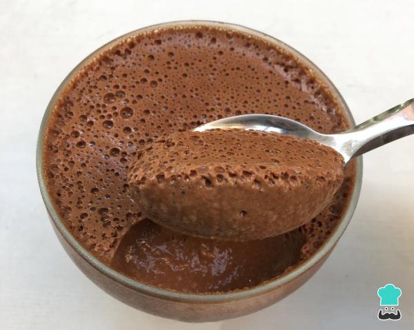 mousse de chocolate cremosa