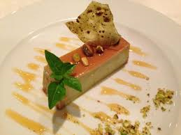 pudim de pistache ristorantino